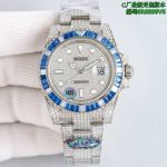 Rolex Submariner 40mm 6R6899V6 Dandong 2824 Movement Blue/Green/ Rainbow Diamond Watch